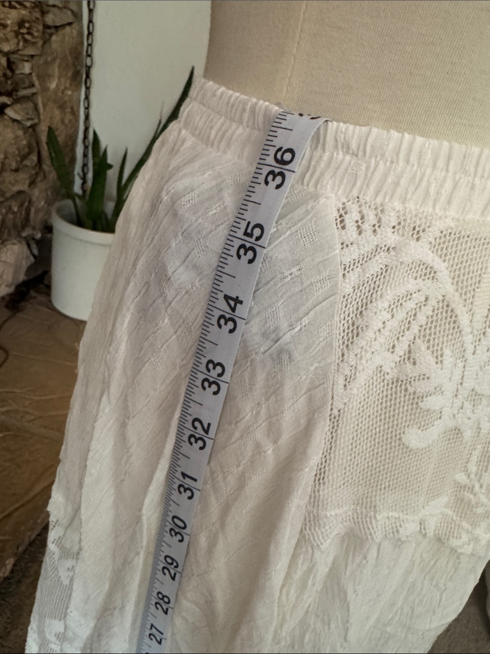 Free People White Tiered Lace Maxi Skirt - Picture 3 of 8